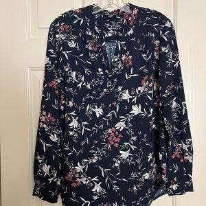 Hilary Radley Floral Blouse